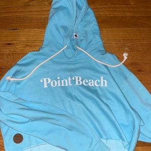 Never worn, light blue cropped sweater.